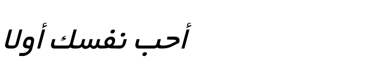 عرض الخط XM Yekan Italic